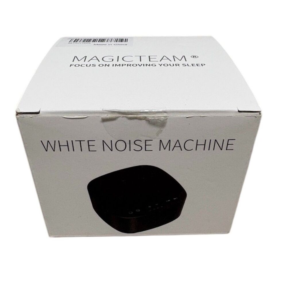 Magicteam White Noise Sound Machine with Natural Soothing Sound Sleep Aid NIB